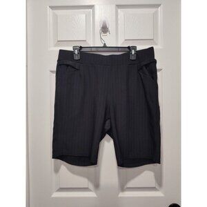 Men's Champions Tour PGA golf 100% polyester Black oxford cargo‎ shorts Size 40